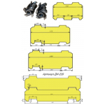 Фрезы для строительного и стенового бруса 135, 175, 190, 220 мм. D-160 мм, d - 50 мм, В-135 - 220 мм. Артикул ДИ-220. 