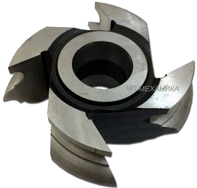 Фреза фасонная для изготовления багетного профиля. (D-125 мм, d-32 мм, В-47 мм). Артикул 03-402