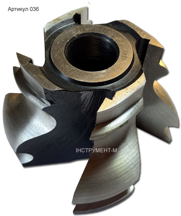 Фреза для изготовления карнизного и багетного рейки 98 мм. (D-150мм, d-32мм, В-98мм). Артикул 036