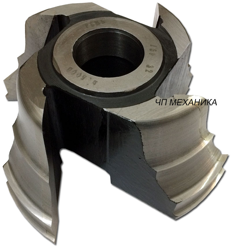 Фреза для изготовления карнизов по дереву (D-150 мм, d-32 мм, В-70 мм). Артикул 057