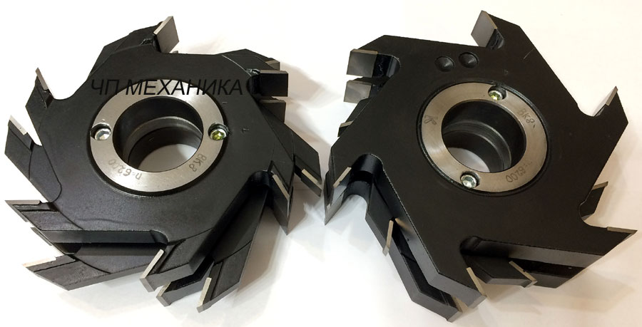 Фрезы по дереву для половой доски (Твердосплав) — Комплект «Европол». D-160 мм, d — 40 мм, В — 30...50 мм. Артикул 061.38