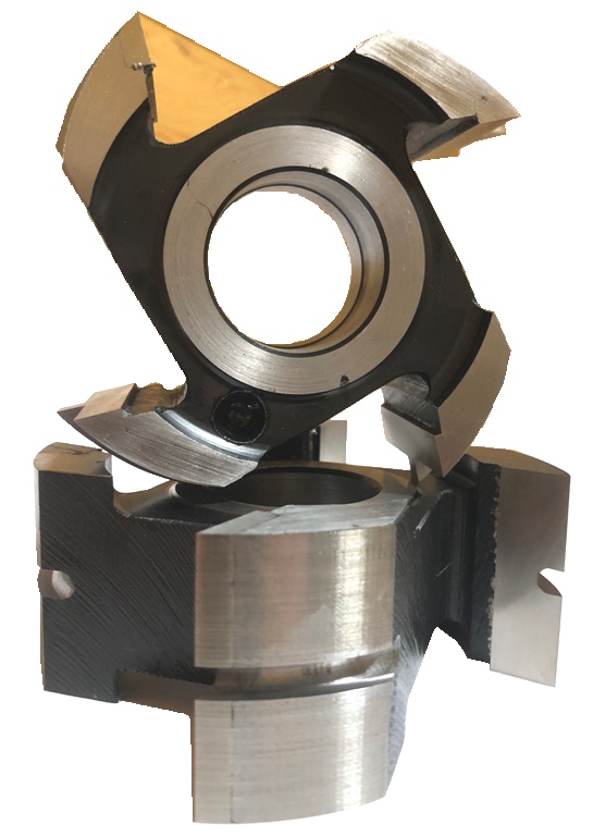  Комплект фрез для половой доски с округлым шпунтом (паз и гребень). (D-130 мм, d – 40) м, В-22-50мм. Артикул ДИ-12.30.8