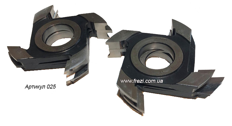 Фрезы для скругления боковых кромок террасной доски (комплект). (D-140, d-40, B-21). Артикул 025