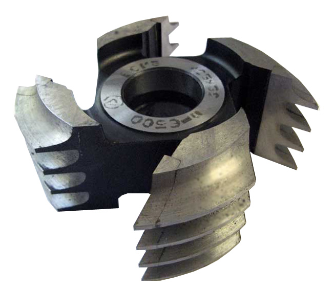 Фреза для оконного реечного штапика (4-хрядный). D-125мм, d-40мм, В-50мм.